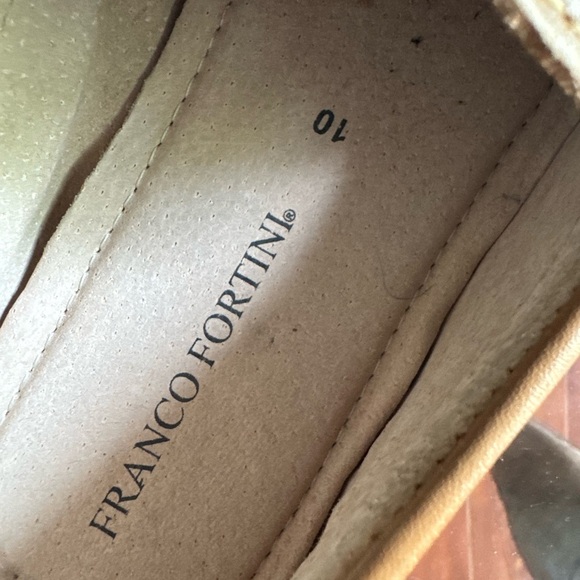 Franco Fortini Max Men's Leather Driving Slip-on Comfort Loafers Camel Brown 10 - Picture 3 of 4